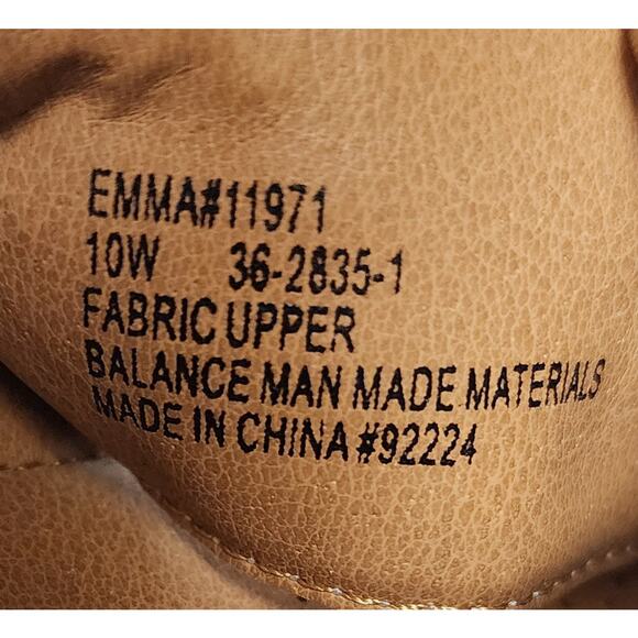 Comfortview Women's Slingback Blue/White Flat Sandals Size 10W - Picture 11 of 12